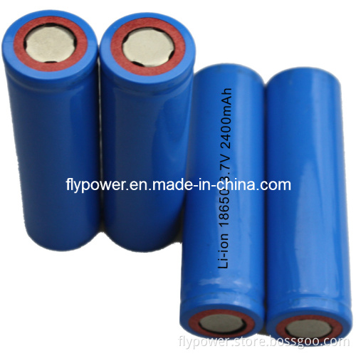 3.7V 2400mAh 18650 Lithium Ion Battery Cell (FLC-18650-2400)